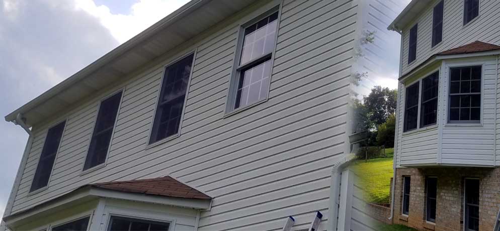 Seamless Spouting Installed 3 stories up