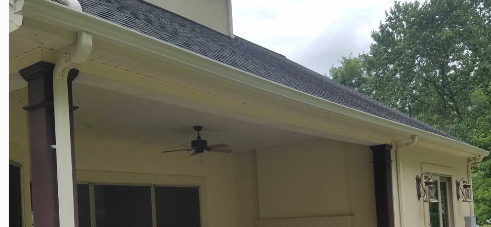 seamless spout installed in York, PA